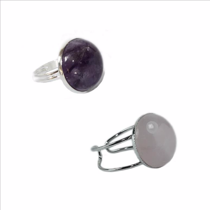 bagues cabochon