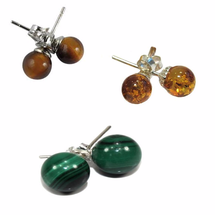 Les boucles d'oreille puce Argent 925